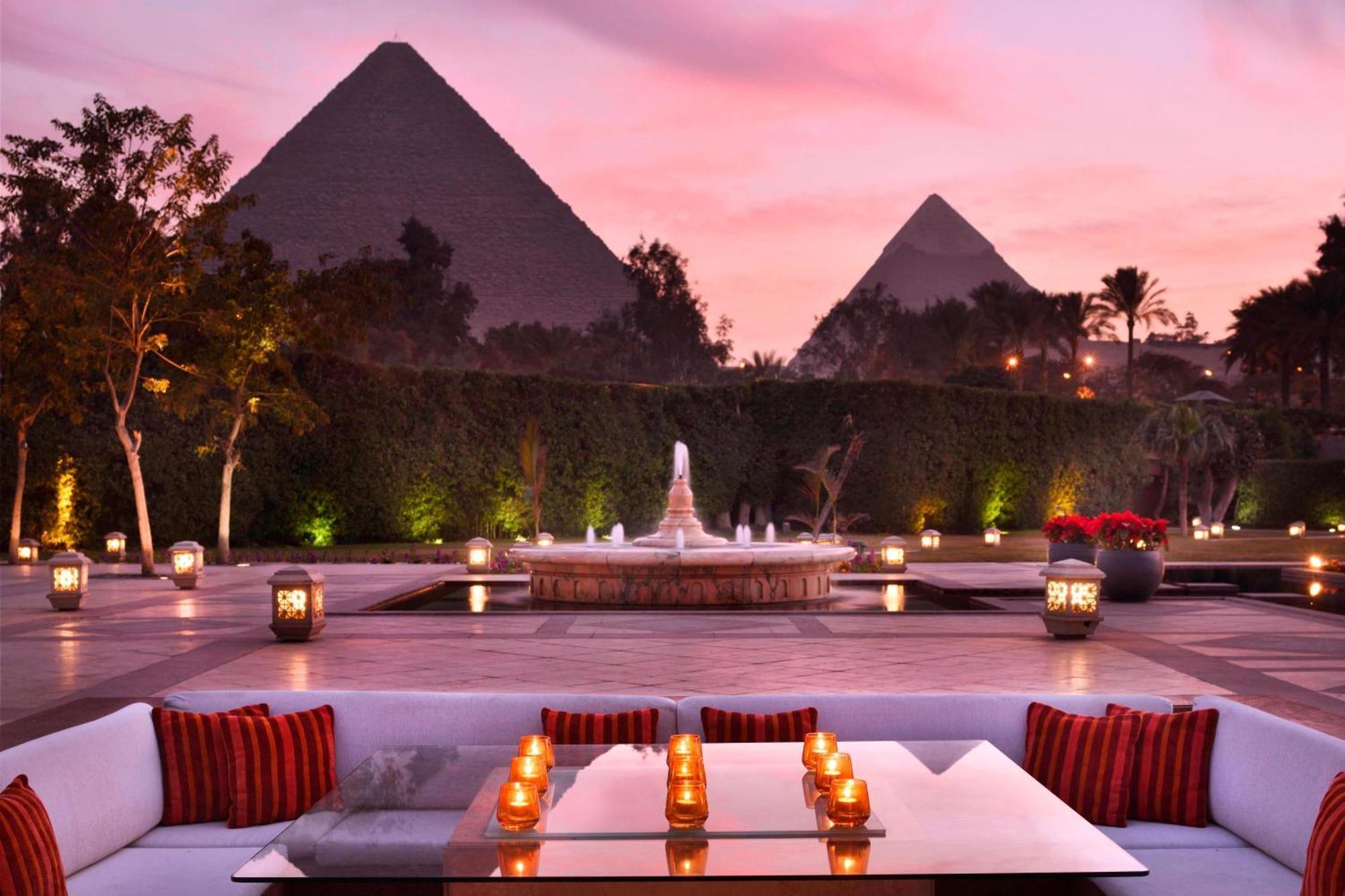 Hotel Marriott Mena House, Cairo Giza Esterno foto The Pyramids at the Westin