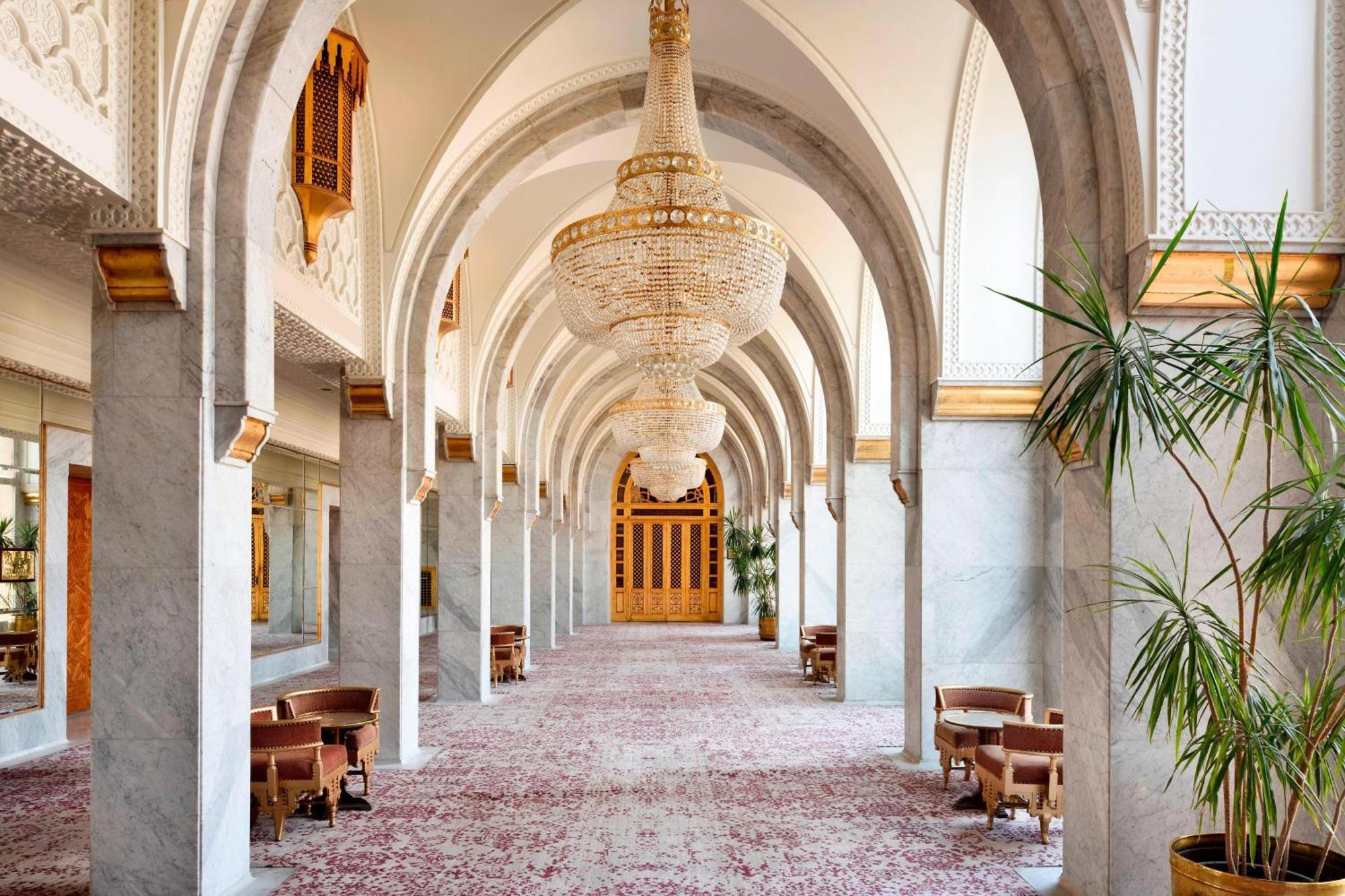Hotel Marriott Mena House, Cairo Giza Esterno foto The interior of the hotel